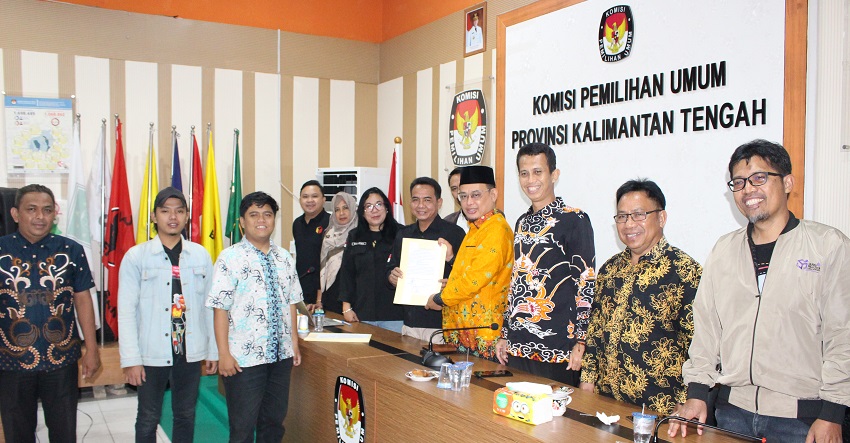 Bawaslu Kalteng Awasi Penyerahan Dukungan Perbaikan Kesatu