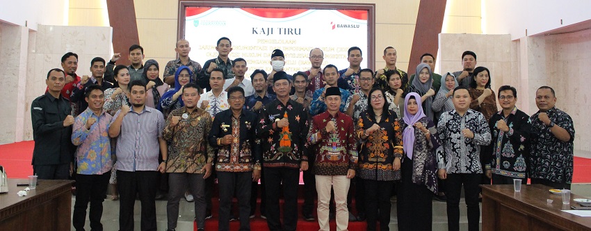 Bawaslu se-Kalimantan Tengah lakukan Uji Tiru JDIH di Pemkab Sukamara