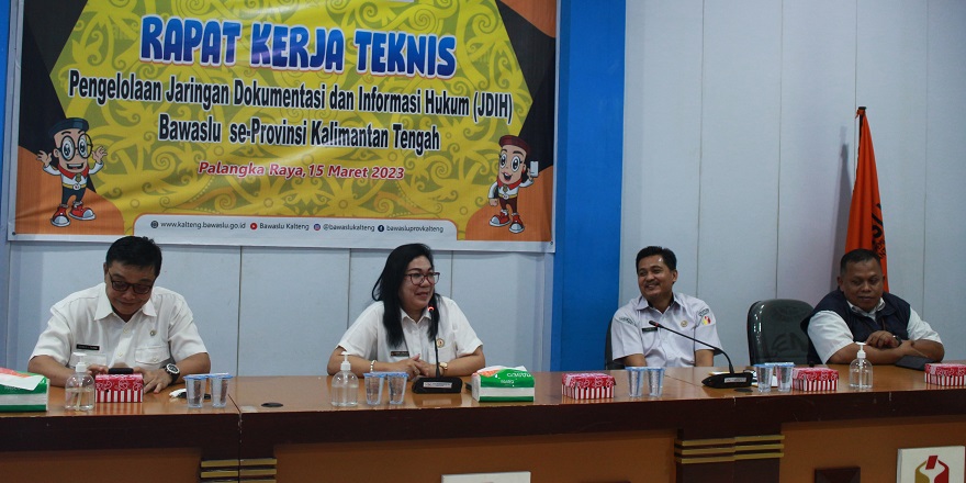 Optimalkan Pengelolaan JDIH se-Kalimantan Tengah, Bawaslu Gelar Rakernis