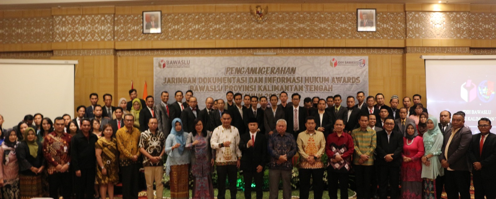 Tingkatkan JDIH Bawaslu, Bawaslu Kalteng Gelar Penganugerahan