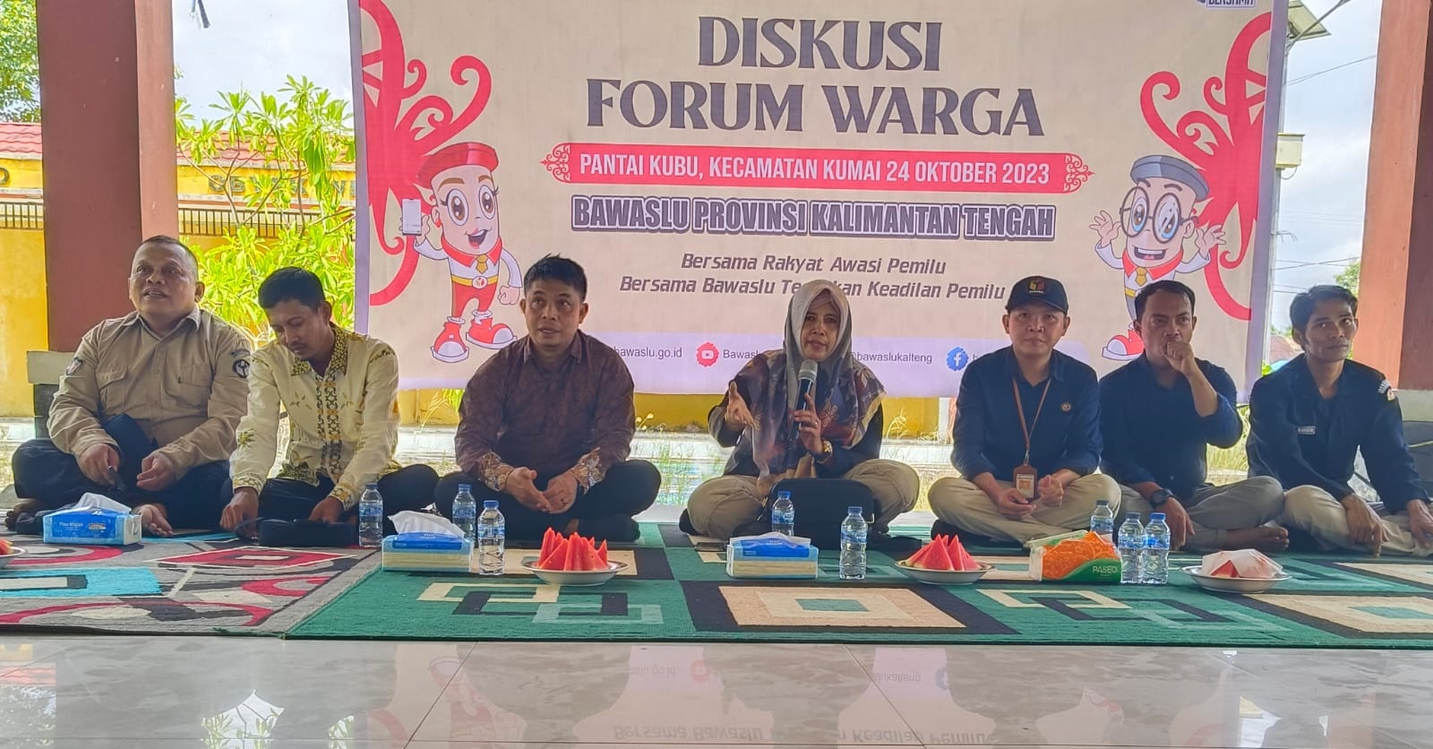 Tingkatkan Pengawasan Partisipatif, Bawaslu Kalteng Gelar Forum Warga di Kobar