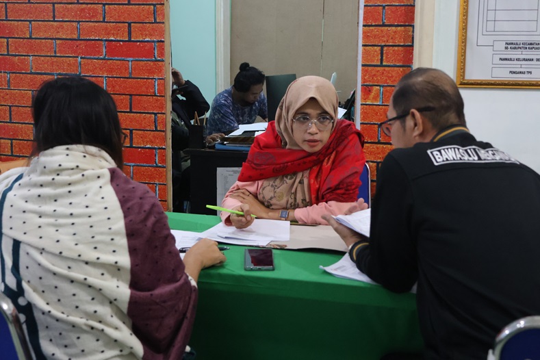 Bawaslu Kalteng Lakukan Pendampingan Kepada Bawaslu Kabupaten Kapuas
