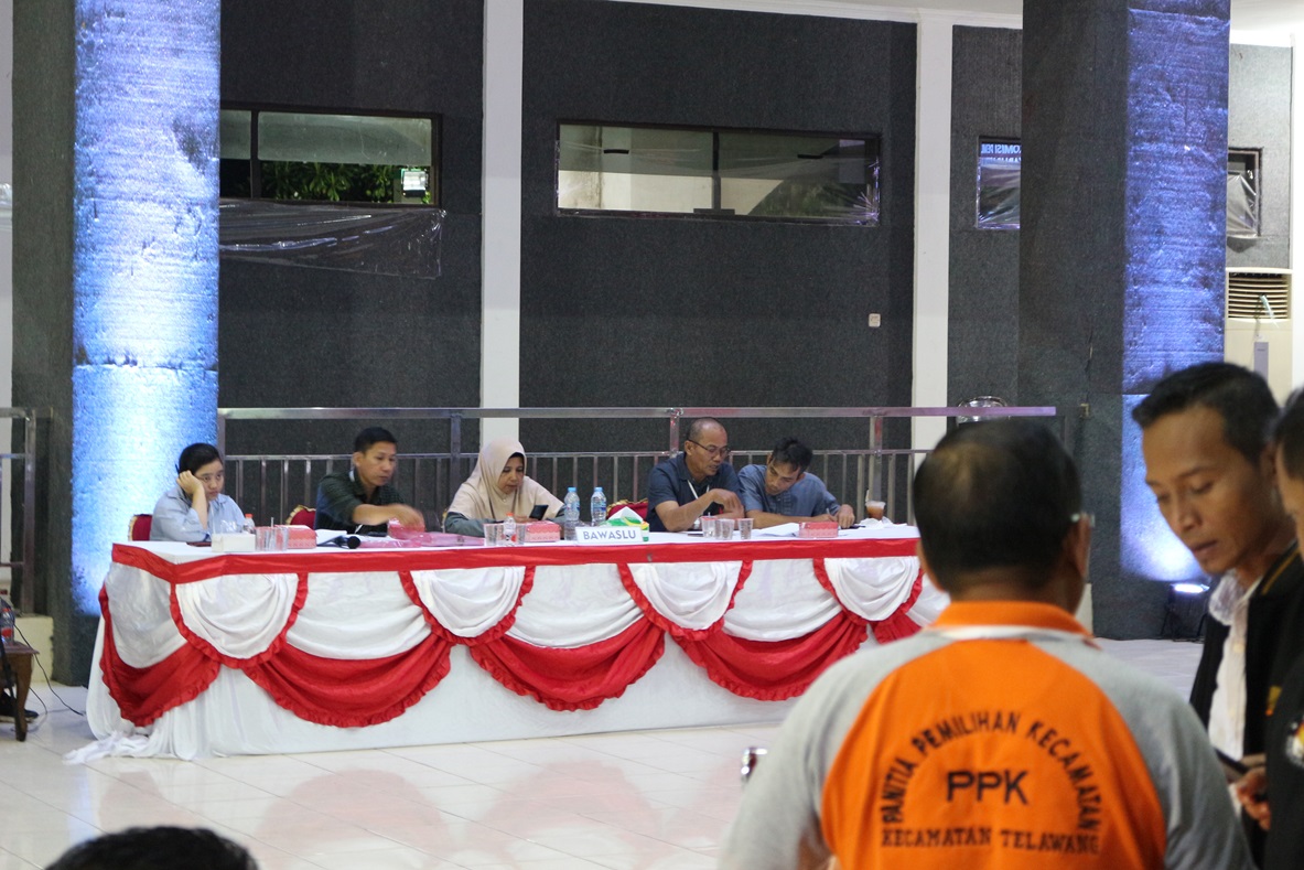 Bawaslu Kalteng Awasi Rekapitulasi di Tingkat Kabupaten/Kota