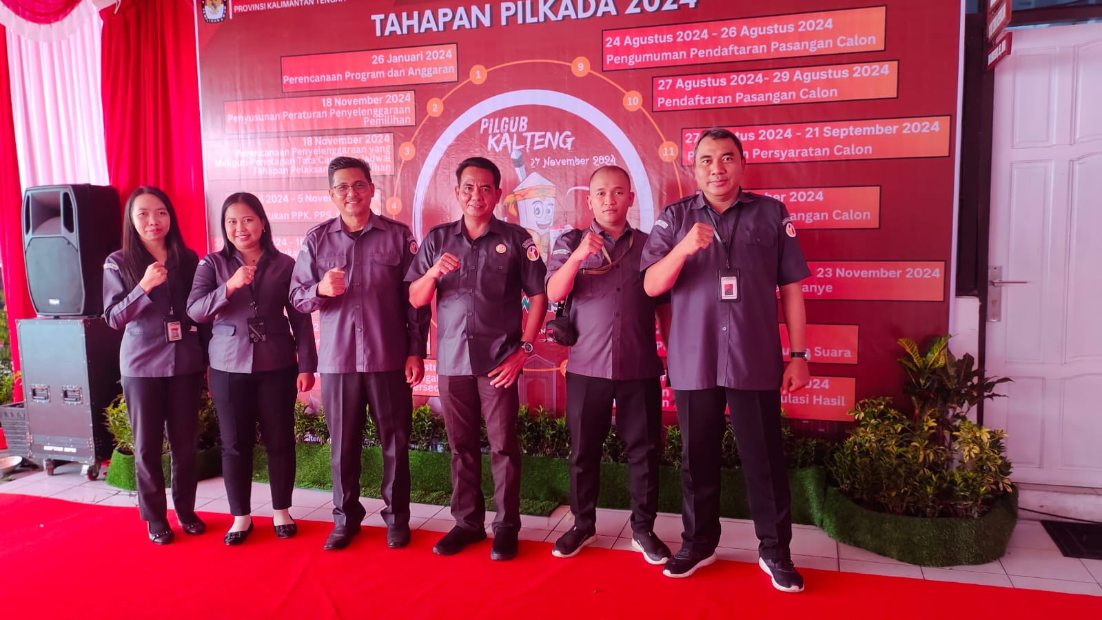 Bawaslu Kalteng Awasi Hari Pertama Tahapan Pencalonan