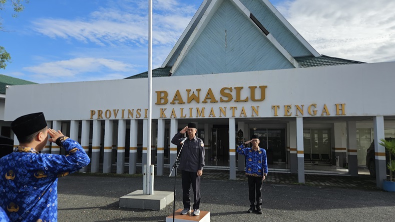 Momen Peringatan Hari Lahir Pancasila: Bawaslu Kalteng Kuatkan Nilai-Nilai Kebangsaan