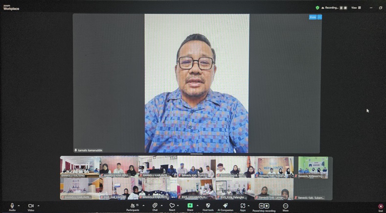 Karnalis Harapkan CPNS Bawaslu di Lingkungan Sekretariat Bawaslu Kalteng Dapat Menjalin Komunikasi Baik