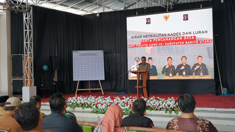 Terus Berkomitmen Tolak Politik Uang Untuk PSU Pilkada Barito Utara