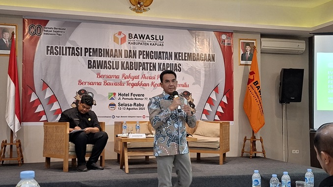 Tingkatkan Koordinasi Kelembagaan Untuk Pemilu Pemilihan Kedepan Bersama Mitra Kerja di Kapuas