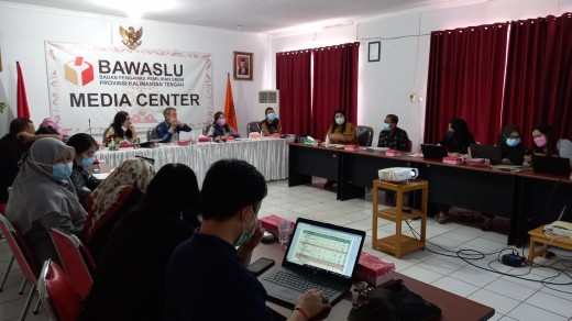 Bawaslu Kalteng Gelar Sinkronisasi Rencana Kerja Divisi