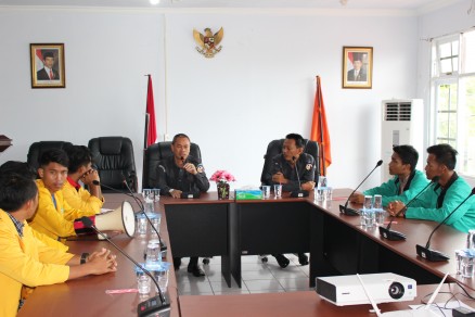 Bawaslu Kalteng Mendapat Kunjungan Dari Aliansi BEM Se - Kalteng 