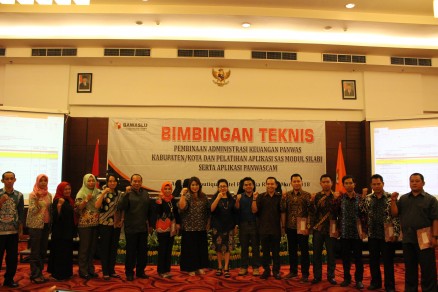 Bimbingan Teknis Administrasi Keuangan Panwas Kabuapten/Kota  dan Pelatihan Aplikasi SAS Modul Silabi  serta Aplikasi Panwascam