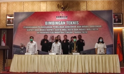 Bawaslu Kalteng Menerima, Memeriksa, dan Memutus Pelanggaran Administrasi Pemilihan TSM