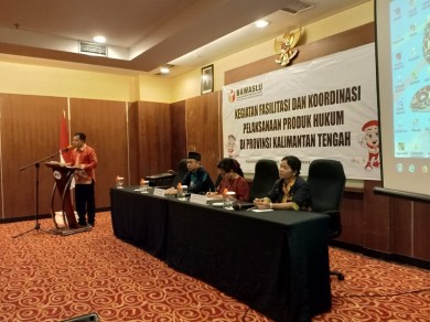 Fasilitisasi dan Koordinasi Pelaksanaan Produk Hukum di Provinsi Kalimantan Tengah