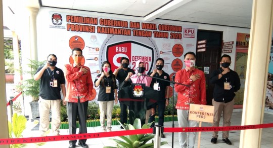 Pendaftaran Pasangan Calon,  Bawaslu Kalteng Siap Mengawasi