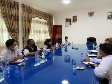 Tingkatkan Pengawasan Partisipatif Bawaslu Kalteng Sosialisasi ke Dinsos  