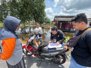 Banjir Rendam Sejumlah Daerah di Kobar, Verfak Tetap Berjalan