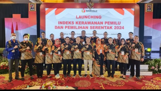 INDEKS KERAWANAN PEMILU (IKP) 
DI KALIMANTAN TENGAH 
MASUK DALAM KATEGORI RAWAN RENDAH