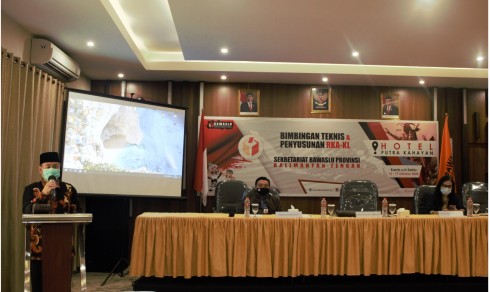 10 Arah Kebijakan Tahun Anggaran 2021, Sekretariat Bawaslu Provinsi Kalteng lakukan Bimtek dan Penyusunan RKA-K/L