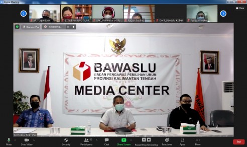 Bawaslu Kalteng dan Kabupaten/Kota Laksanakan Pengumpulan Data dan Informasi Untuk Bahan Pemeriksaan