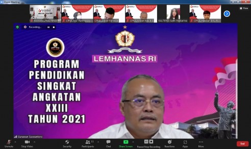 Aktualisasi Latsar CPNS Kalteng Dengarkan Arahan dan Dukungan Sekjen Bawaslu