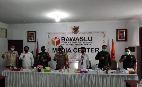 Bawaslu Kalteng Melakukan Rapat Koordinasi Pembentuk Pokja Pencegahan Covid-19 Pada Pilkada Tahun 2020