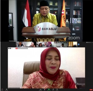 Bawaslu Provinsi Kalimantan Tengah Menyelenggarakan Webinar Nasional Pengawasan Pemilihan Ditengah Pandemi Covid-19 Pasca Ditetapkannya Perppu 2 Tahun 2020