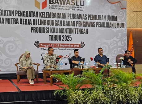 Untuk Pemilu dan Pemilihan Kedepan Lebih Baik: Bawaslu se-Kalimantan Tengah Terus Bersinergi Bersama Mitra Kerja