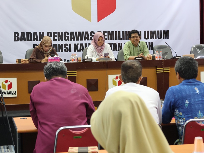 Bawaslu se-Kalimantan Tengah Siap Bersama KPU Untuk Daftar Pemilih Yang Akurat