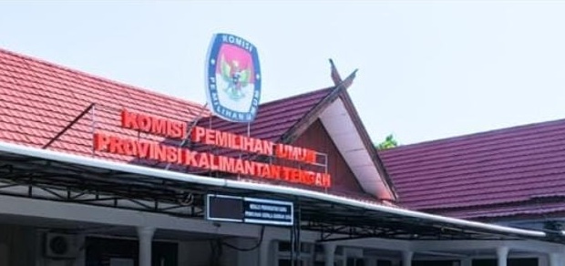 Kantor KPU Provinsi Kalimantan Tengah, Foto : Divisi Hukum dan Penyelesaian Sengketa Bawaslu Kalteng