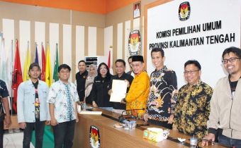 Bawaslu Kalteng Awasi Penyerahan Dukungan Perbaikan Kesatu