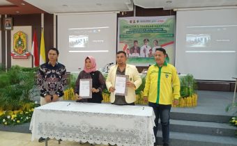 Perkuat Pengawasan Partisipatif Bawaslu Kalteng MoU Bersama Pemuda Katolik