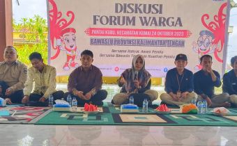 Tingkatkan Pengawasan Partisipatif, Bawaslu Kalteng Gelar Forum Warga di Kobar