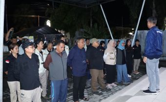 Patroli Pengawasan Masa Tenang Pemilu Serentak 2024 oleh Bawaslu Kalteng