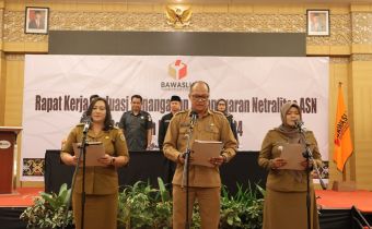 Untuk Pilkada Serentak 2024, Camat se-Kalimantan Tengah Ikrar Netralitas ASN