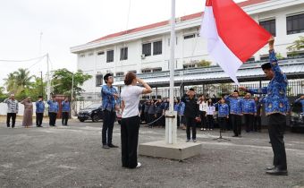 Ketua Bawaslu Kalteng Pimpin Upacara Peringatan Hari Kebangkitan Nasional Ke-117