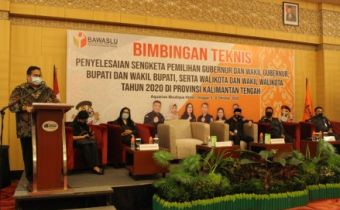 Pilkada Kalteng 2020, Bagja : Sengketa Pemilihan Antara Peserta Putuskan di Tempat Peristiwa, pada Hari yang Sama

