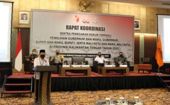 Sentra Gakkumdu Seluruh Kalteng Siap Tangani Tindak Pidana Pemilihan Dalam Keadaan Pandemi