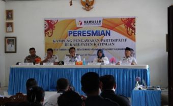 Meminimalisir Pelanggaran, Bawaslu Kalteng Resmikan Kampung Pengawasan Partisipatif
