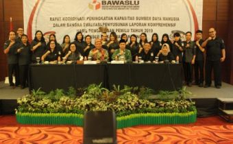 RAKOR EVALUASI PENYUSUNAN LAPORAN KOMPREHENSIF HASIL PENGAWASAN PEMILU TAHUN 2019