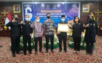 Bawaslu Kalteng : Penerima Penganugerahan Keterbukaan Informasi Badan Publik Tahun 2020