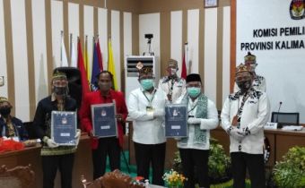 Bawaslu Kalteng  Awasi Hari Terakhir Pendaftaran Pasangan Cagub dan Cawagub