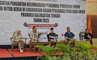 Untuk Pemilu dan Pemilihan Kedepan Lebih Baik: Bawaslu se-Kalimantan Tengah Terus Bersinergi Bersama Mitra Kerja