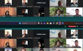 Anggota Bawaslu Kalteng, Siti Wahidah sampaikan arahan dalam rapat internal, secara daring, Selasa (20/1/2026).