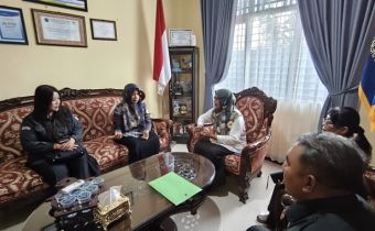 Anggota Bawaslu Kalteng Siti Wahidah dan Tim Pengawasan lakukan audiensi bersama STMIK Palangka Raya, Senin (2/3/2026).
