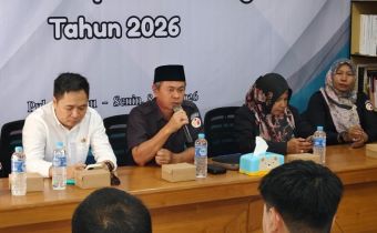 Ketua Bawaslu Kalteng Satriadi, bersama Anggota Siti Wahidah hadiri pelaksanaan P2P di Bawaslu Pulang Pisau, Senin (8/6/2026).