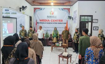 Anggota Bawaslu Kalteng, Siti Wahidah dan Benny Setia, hadiri pelaksanaan P2P di Bawaslu Seruyan, Kuala Pembuang, Sabtu (6/6/2026).