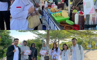 Anggota Bawaslu Kalteng, Siti Wahidah, bersama Kepala Bagian Pengawasan Pemilu Santi Paskarina, jajaran Bawaslu Kalteng, serta mahasiswa magang, turut melaksanakan sosialisasi kepemiluan kepada warga dan pengunjung di Bundaran Seth Adji, Palangka Raya, Rabu (3/6/2026).