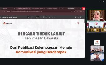 Narasumber TA Bawaslu RI Apriyanti Marwah, hadir secara daring dalam program Selasa Harati Seri 10, Selasa (15/9/2026).